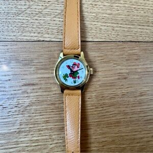 Limited Edition Pinocchio Jiminy Cricket Disney Vintage Wind Up Watch WORKS